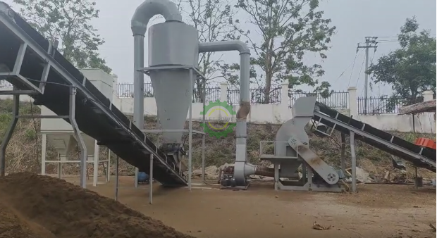 1 TPH Usine de granulés de sciure au Kirghizistan
