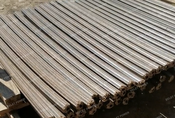 Usine de briquetage de charbon de bois au Sri Lanka